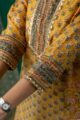 Image for Kusvaa Wkr192 Aarin Chanderi Straight Fit Kurta Closeup 2