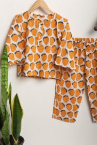 Image for Kusvaa Byw048 Aakav Cotton Kids Lounge Wear Closeup