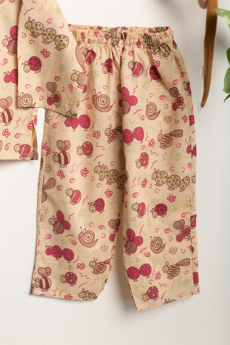 Image for Kusvaa Byw049 Ainesh Cotton Kids Lounge Wear Side