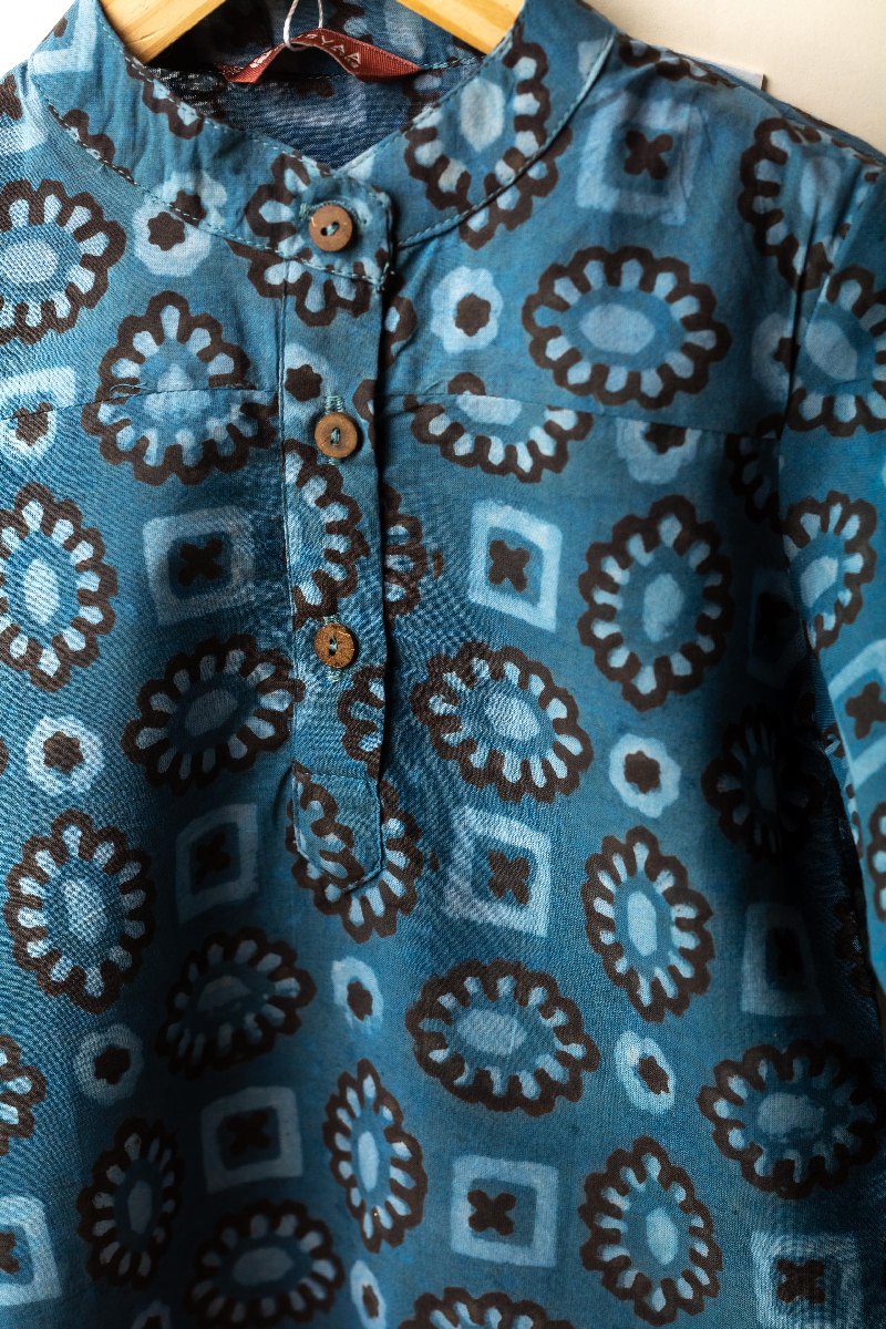 Image for Kusvaa Byw050 Sharv Cotton Boy's Full Sleeves Kurta Side