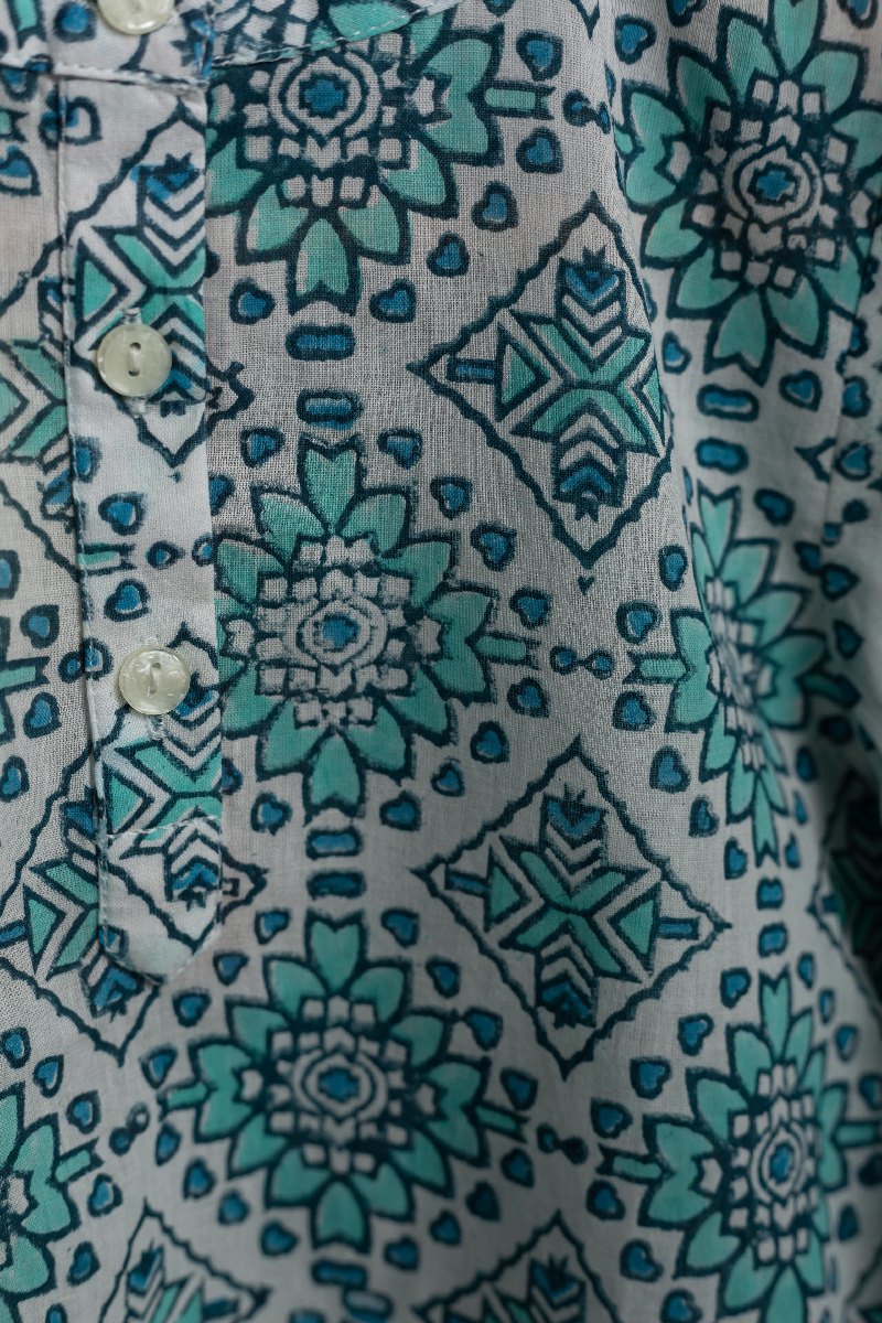Image for Kusvaa Byw052 Iravan Cotton Boys Full Sleeves Kurta Side