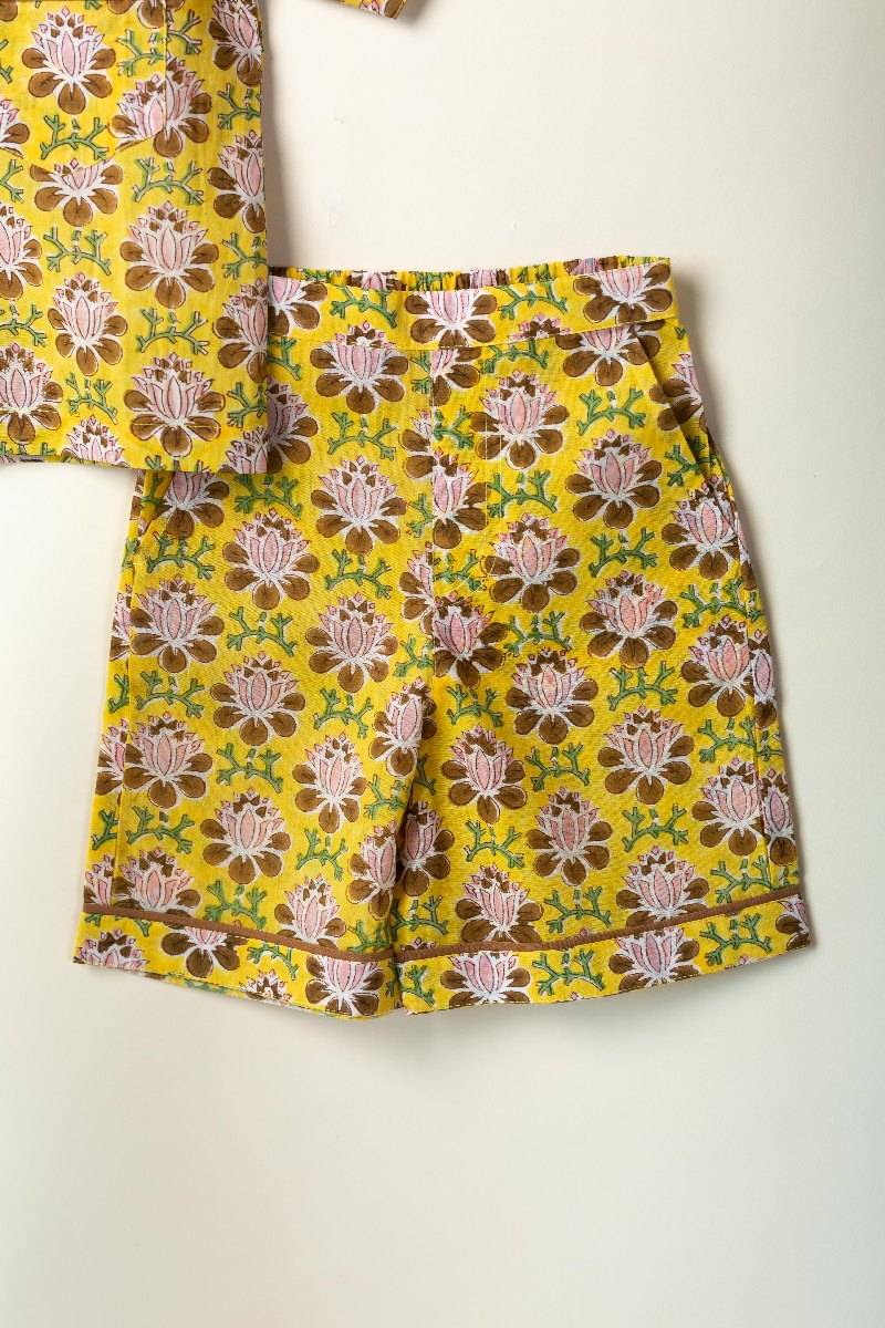 Image for Kusvaa Byw053 Aarav Cotton Kids Co Ord Set Closeup