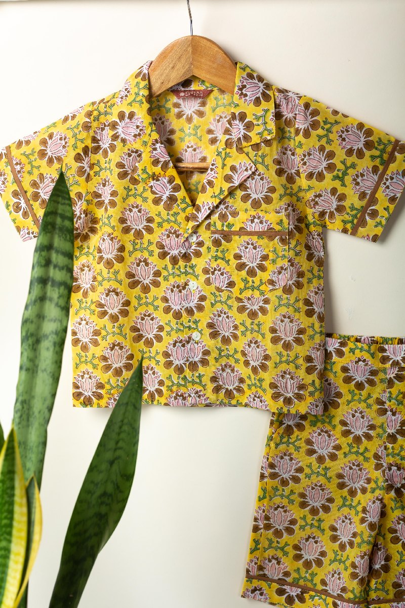 Image for Kusvaa Byw053 Aarav Cotton Kids Co Ord Set Front