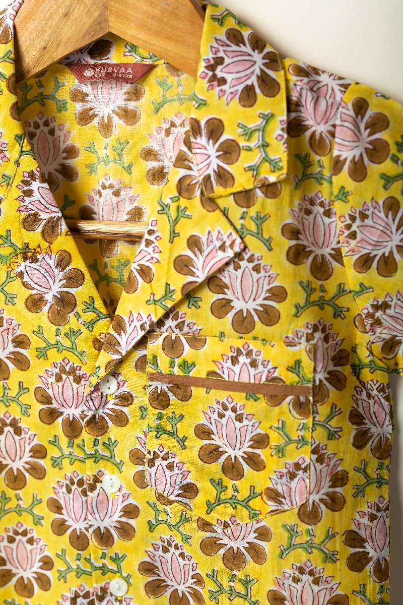 Image for Kusvaa Byw053 Aarav Cotton Kids Co Ord Set Side