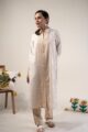 Image for Kusvaa Cood104 Nyra Handloom Cotton Kurta Pant Set Back New