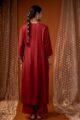 Image for Kusvaa Cood111 Aadvi Chanderi Kurta Pant Set Back