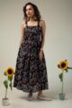 Image for Kusvaa Dr064 Lavitha Cotton Handblock Dress Pocket New