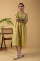 Image for Kusvaa Dr065 Devisha Handloom Cotton A Line Dress Front Ne