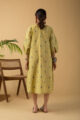 Image for Kusvaa Dr065 Devisha Handloom Cotton A Line Dress Side New