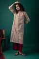 Image for Kusvaa Dr067 Inaya Cotton A Line Dress Side