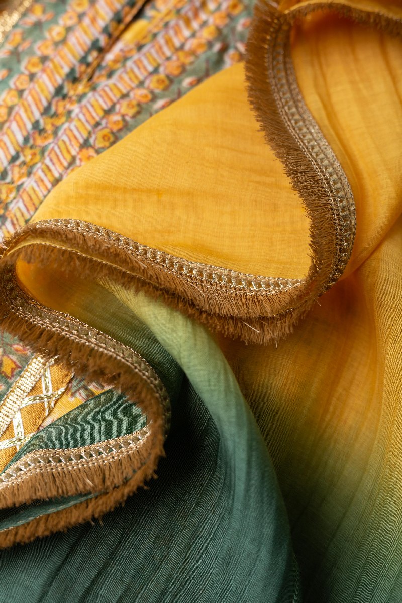 Image for Kusvaa Dup243 Aarin Chanderi Dupatta Front