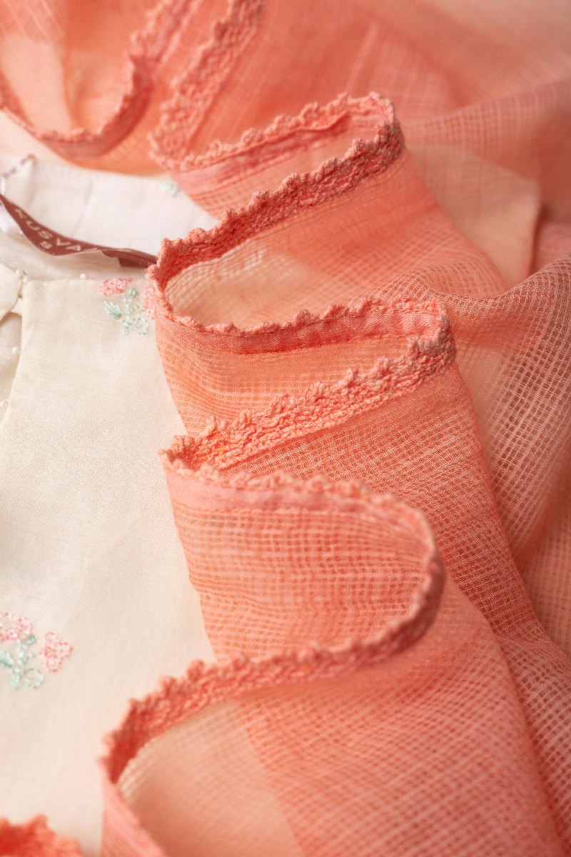Image for Kusvaa Dup245 Yashi Cotton Kota Doriya Dupatta Side