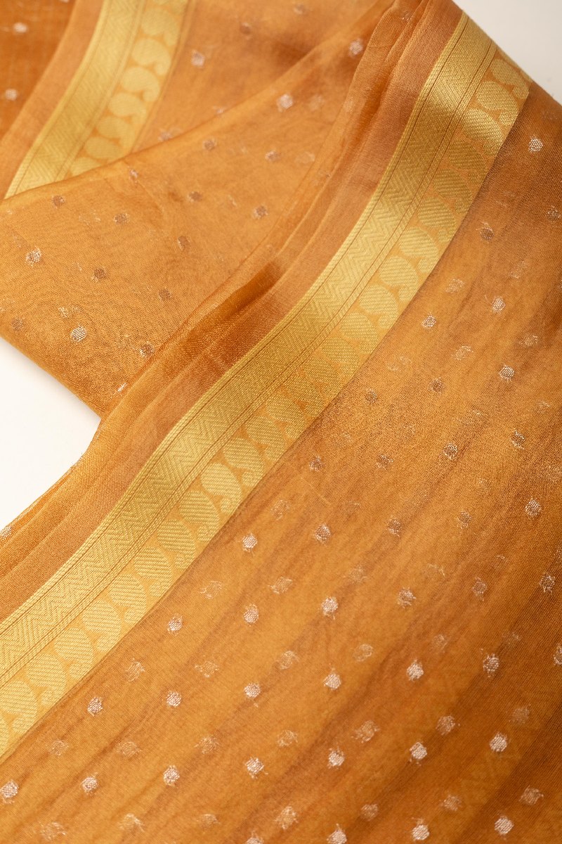 Image for Kusvaa Dup248 Shraya Chanderi Dupatta Closeup 2 New