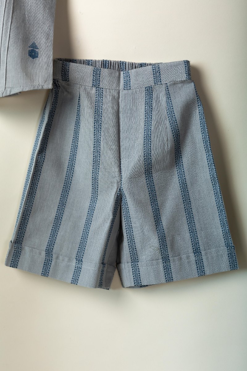 Image for Kusvaa Grw094 Mrinal Cotton Kids Co Ord Set Sitting