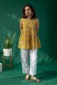 Image for Kusvaa Shk050 Sharvika Cotton Short Kurti Closeup 2 New