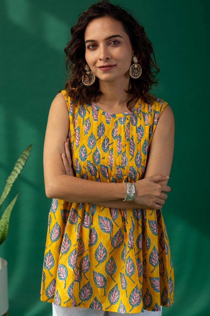 Image for Kusvaa Shk050 Sharvika Cotton Short Kurti Featured New