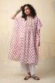 Image for Kusvaa Shkaf003 Akira Handblock Cotton Kaftan Front