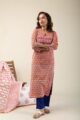 Image for Kusvaa Wkr193 Anisha Cotton Straight Fit Kurta Front