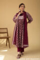 Image for Kusvaa Wkr195 Pravya Cotton Block Print Kurta Closeup 4 Latset