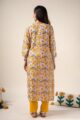 Image for Kusvaa Wkr200 Edha Modal Handblock Print Kurta Back New