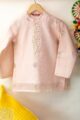 Image for Kusvaa Byw058 Hari Chanderi Boy's Kurta Featured