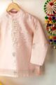 Image for Kusvaa Byw058 Hari Chanderi Boy's Kurta Front