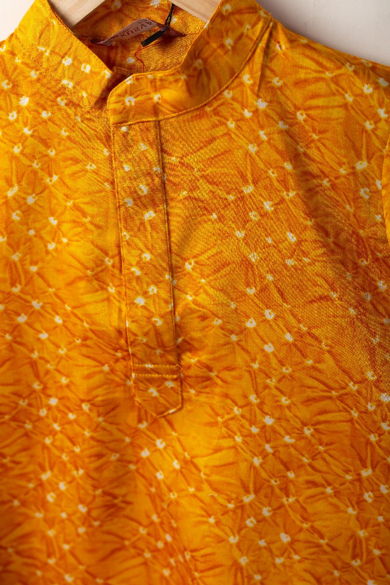 Image for Kusvaa Byw062 Arnav Cotton Boys Kurta With Pant Set Front