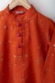 Image for Kusvaa Byw064 Asik Cotton Mulmul Boys Kurta Pant Set Closeup New