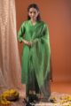 Image for Kusvaa Cood107 Ayanka Chanderi Kurta Pant Set Pocket