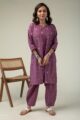 Image for Kusvaa Cood108 Rakhi Handloom Cotton Kurta Pant Set Front New