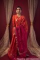 Image for Kusvaa Cood109 Svaksi Chanderi Cotton Kurta Pant Set Sitting