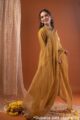 Image for Kusvaa Cood112 Shraya Chanderi Kurta Pant Set Closeup 4