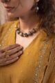 Image for Kusvaa Cood112 Shraya Chanderi Kurta Pant Set Closeup