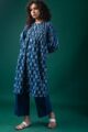 Image for Kusvaa Dr070 Araya Handblock Cotton A Line Dress Back