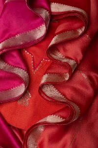 Image for Kusvaa Dup261 Svaksi Moga Silk Dupatta Featured New