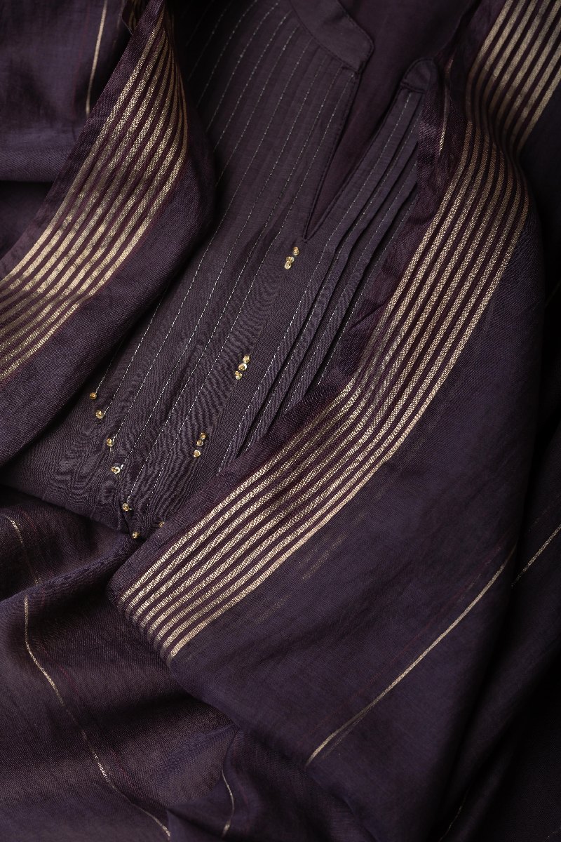 Image for Kusvaa Dup264 Nitya Chanderi Dupatta Front
