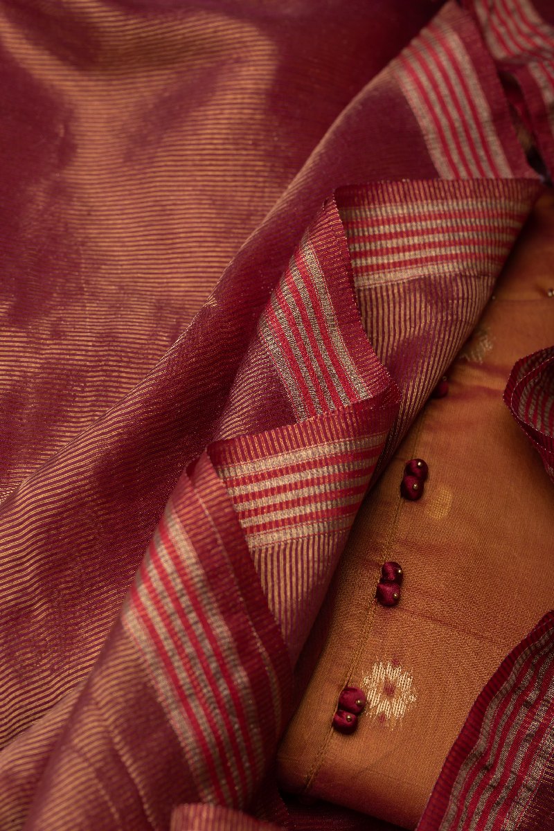 Image for Kusvaa Dup265 Akshata Tissue Dupatta Closeup New