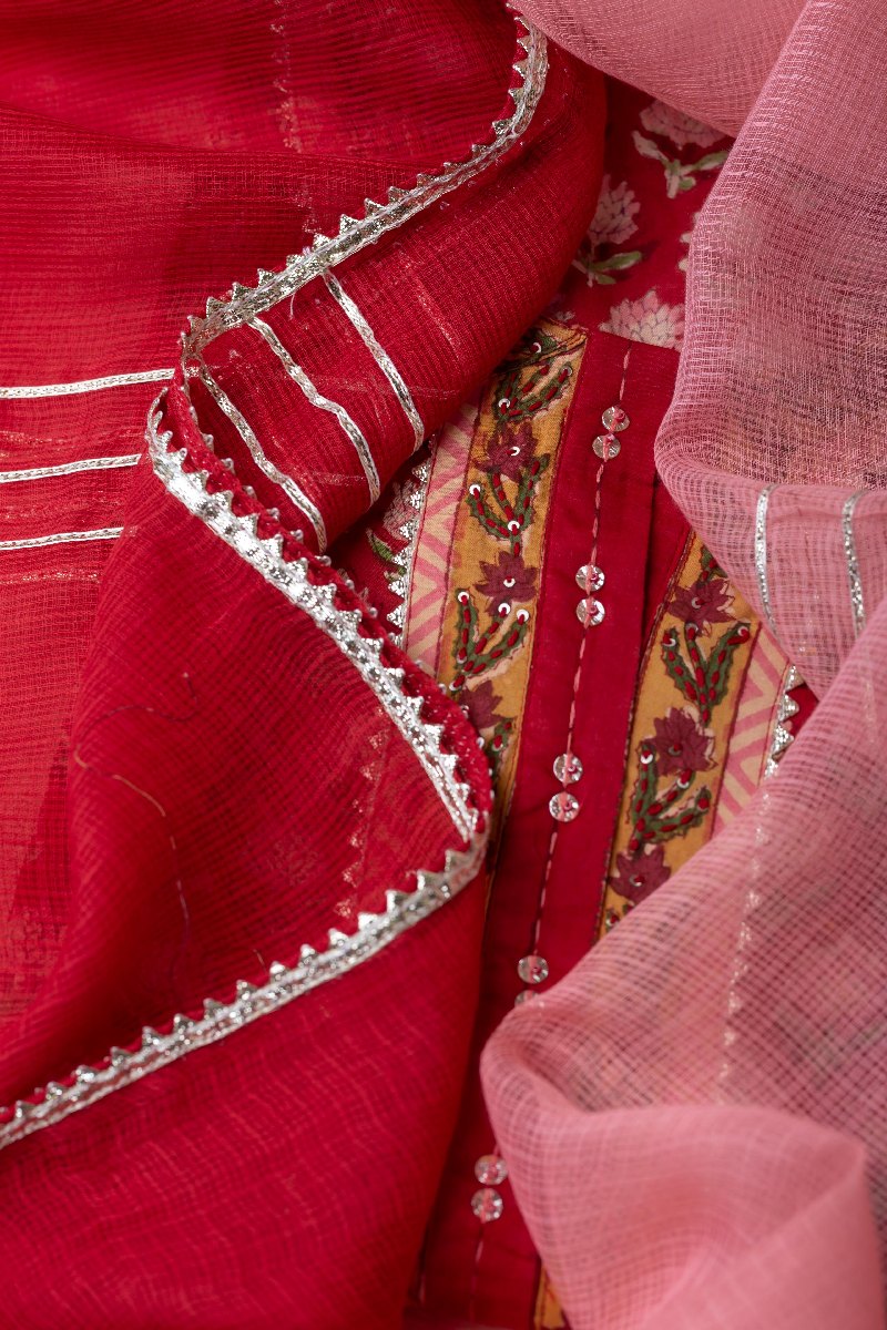 Image for Kusvaa Dup269 Anvitha Kota Doriya Dupatta Closeup