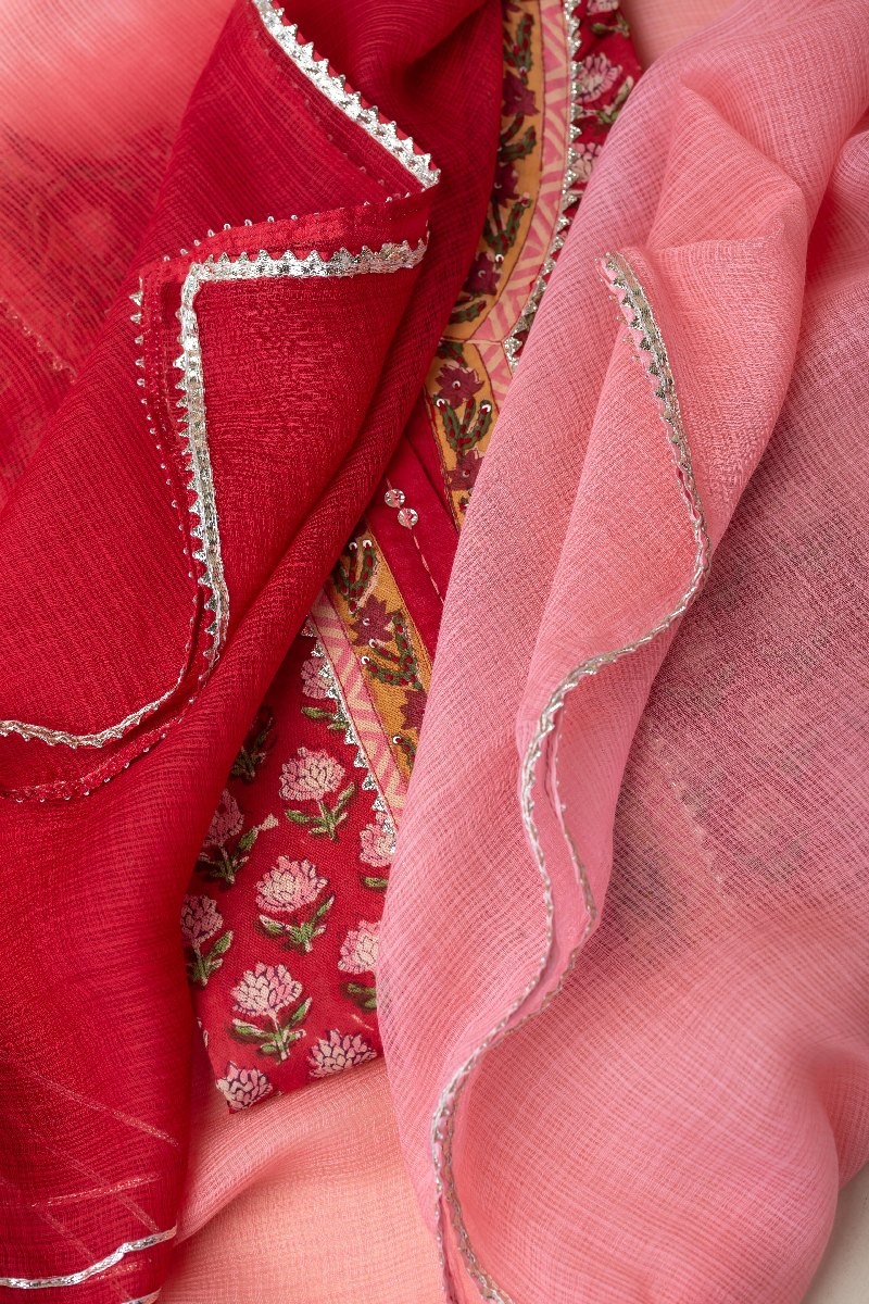 Image for Kusvaa Dup269 Anvitha Kota Doriya Dupatta Side