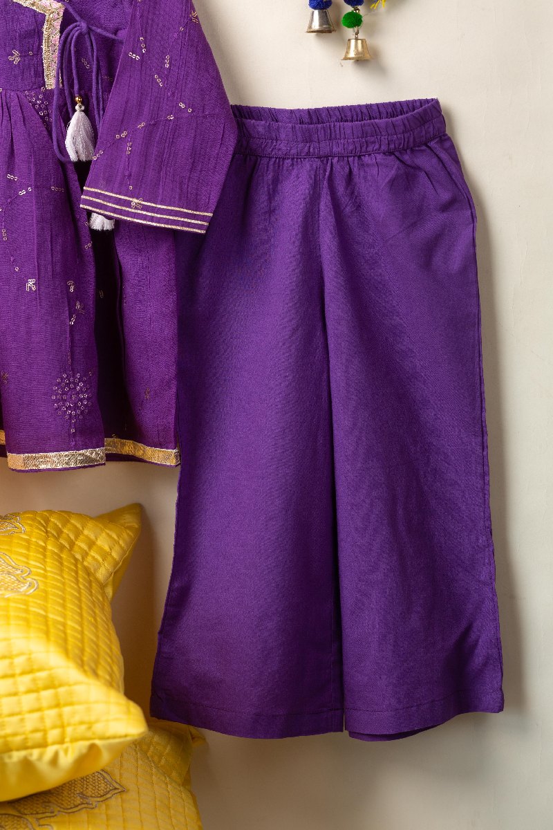 Image for Kusvaa Grw100 Shritika Cotton Mulmul Girls Complete Suit Set Closeup