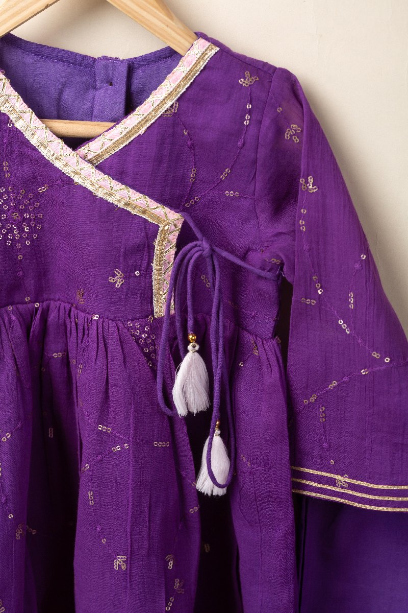 Image for Kusvaa Grw100 Shritika Cotton Mulmul Girls Complete Suit Set Pocket