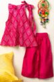 Image for Kusvaa Grw105 Shivayana Cotton Girls Kurta Pant Dupatta Set Front