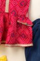 Image for Kusvaa Grw106 Diva Cotton Girls Kurta Pant Dupatta Set Side