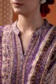 Image for Kusvaa Kds020 Tridha Chanderi Kurta With Dupatta Set Closeup