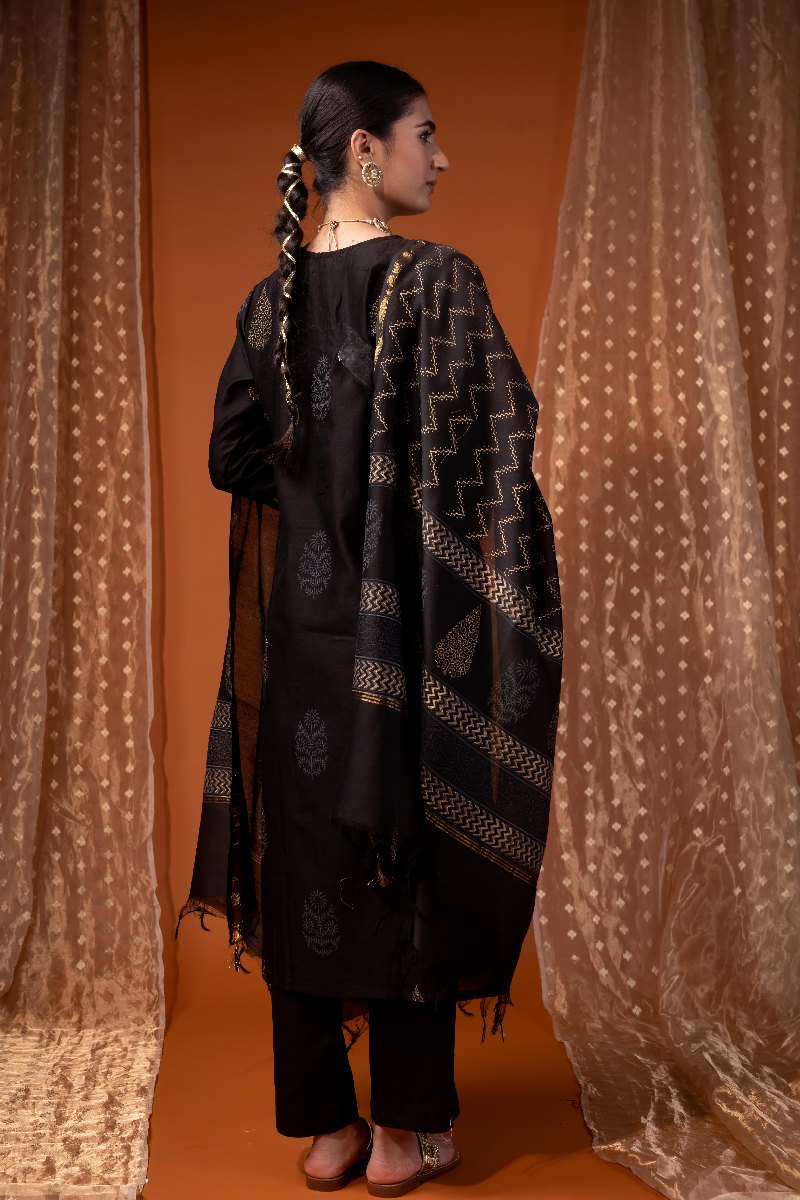 Image for Kusvaa Kds021 Siyanshi Kurta With Dupatta Set Pattern