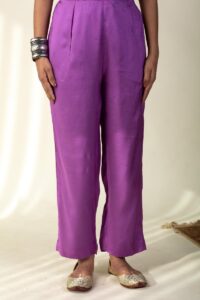 Image for Kusvaa Pnt012 Mukta Muslin Pant Purple Featured