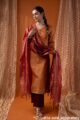 Image for Kusvaa Wkr213 Akshata Chanderi Jamdani Kurta Side
