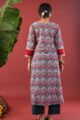Image for Kusvaa Wkr216 Aradia Cotton Handblock Print Kurta Back