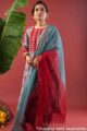Image for Kusvaa Wkr216 Aradia Cotton Handblock Print Kurta Pattern