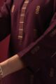 Image for Kusvaa Cood113 Savitha Cotton Silk Kurta Pant Set Closeup 2